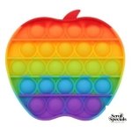 Sceedo Pop It Bubble Apple Fidget Rainbow