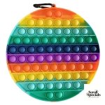 Sceedo Pop It Bubble Circle Fidget – Rainbow No Packaging