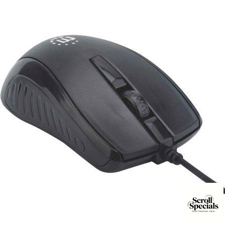 179331 Manhattan Wired Optical Mouse - Image 1
