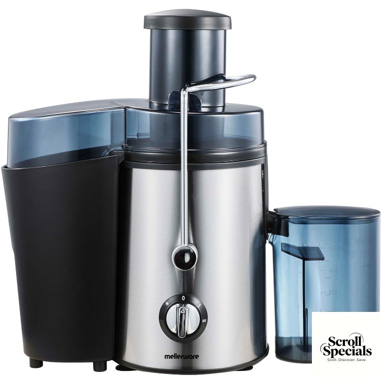26300C Mellerware 300W Stainless Steel Brushed Juice Extractor - Image 1