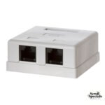 Netix RJ45 Double Surface Mount Box 29-0020A