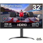 LG UltraFine 32 Inch 4K UHD VA Monitor