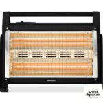 Mellerware Heater 2 Heat Settings Quartz Plastic Black 4