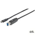 Manhattan SuperSpeed USB C Device Cable