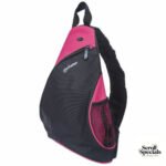 Manhattan 12 Inch Black and Pink Dashpack