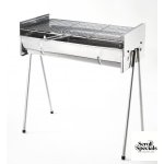 Metalix 451 Large Adustable Braai Stainless Steel Retail