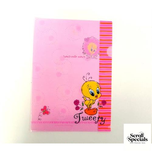 4712805741076 Tweety Presentation Folders L Type - Image 1