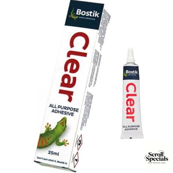 6001364002611 Bostik Clear All Purpose Adhesive Glue - Image 1