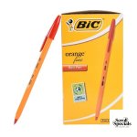 Bic Orange Fine Point Red Ballpoint Pens