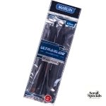 Marlin Ultraglide Retractable Ballpoint Pen Black 2 Pack
