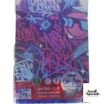 Marlin A4 Graffiti Precut Book Covers 5 Pack