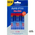 Marlin Non Toxic Glue Stick Value Pack Of 3