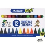 Marlin Kids Jumbo Wax Crayons