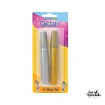 Marlin Kids Glitter Glue 10ml 2's
