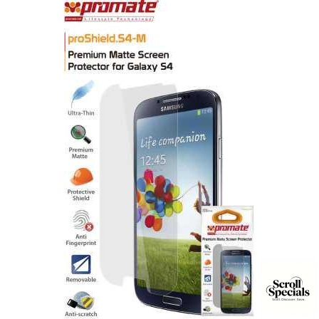 6959144000480 Promate Proshield.S4-M Samsung Galaxy S4 - Image 1