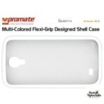 Promate White Amos Samsung Galaxy S4 Shell Case