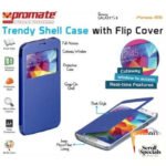 Promate Fenes S5 Bookcover with window Colour:Blue