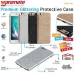 Promate Gold Glare i6 Premium Glittering Protective Case