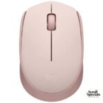 Logitech M171 Wireless Ambidextrous Optical Mouse Rose