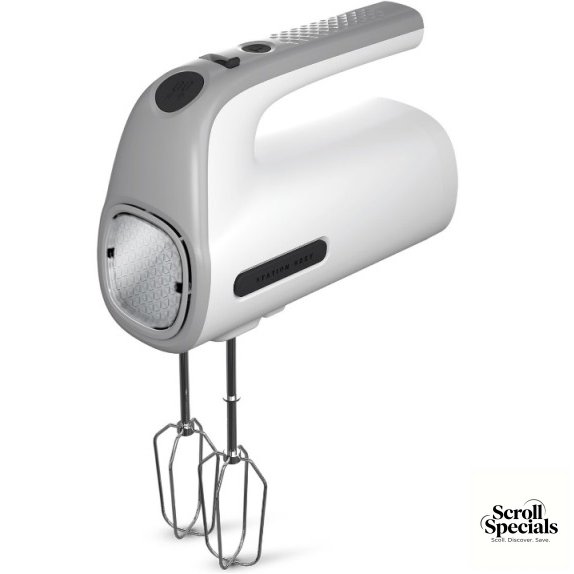 913528 Taurus Hand Mixer With Attachments Grey - Image 1