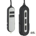 Whizzy Black 5 Port USB Family Car Charger