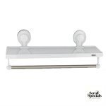 Bathlux Shelf With Handtowel Rack With Suction Cup