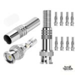 Securnix RG59 8 Pack Screw Spring BNC Connectors