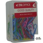 DLOffice Multicolour 28mm Paper Clips Plastic Tub