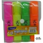 Brainware Bertand Pastel Highlighters Pack of 4