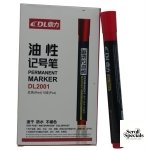 DLOffice Permanent Markers Pack of 10 Red
