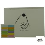 Brainware 8 Compartment Expanding File Organiser White