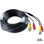 Securnix RG59 CCTV Pre Built 25 Metre Cable