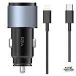 Ezra Quick Car Charger Set For Iphone – QC3.0 + Pd20w Car