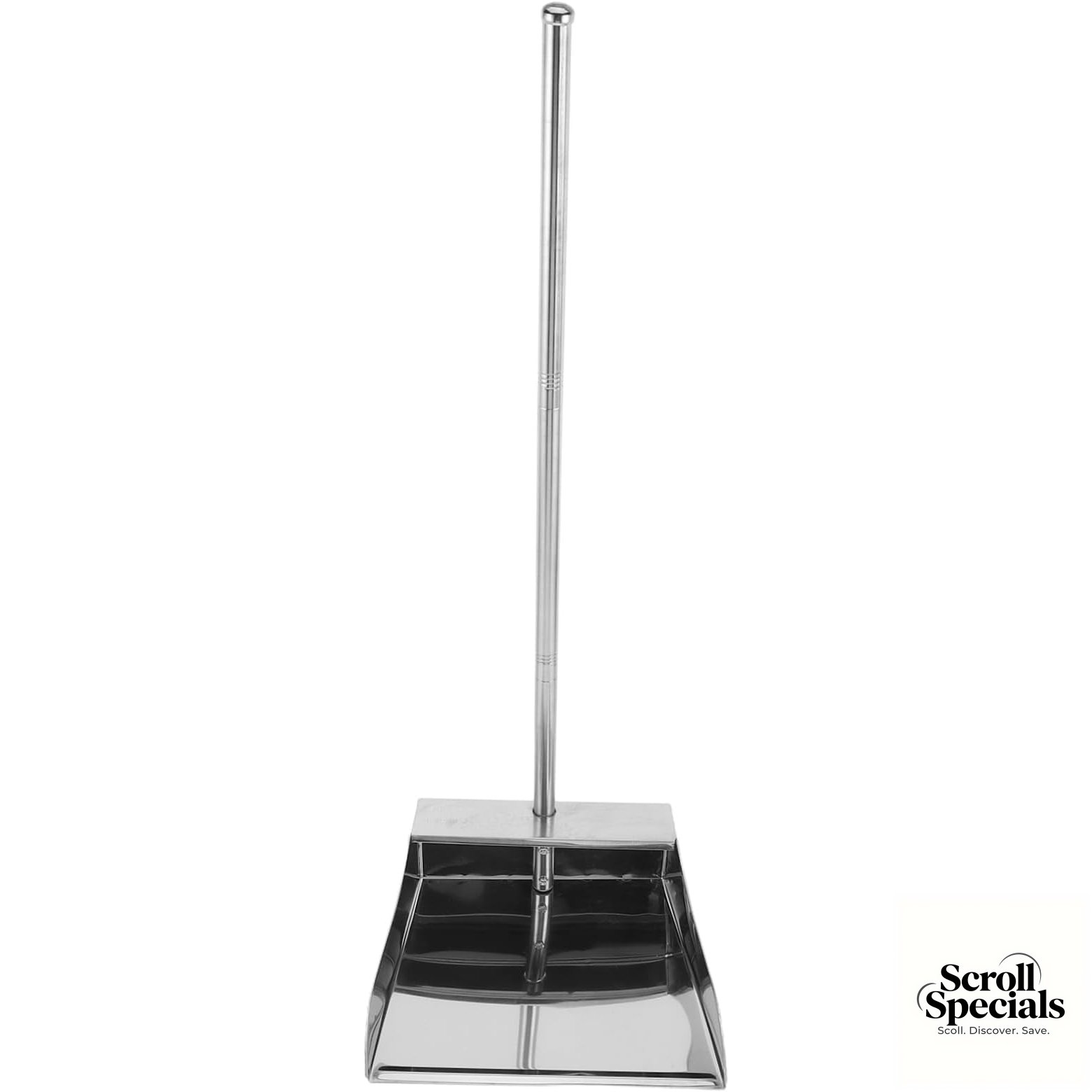 CSY-7982-33 Casey Stainless Steel Long Handle Dustpan - Image 1