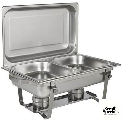 CSY-GD02 Casey Good Mama Rectangular Double Pan Chafing Dish - Image 1