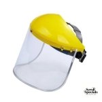 Casey Yellow Top Helmet Face Shield Anti Fog and Reusable
