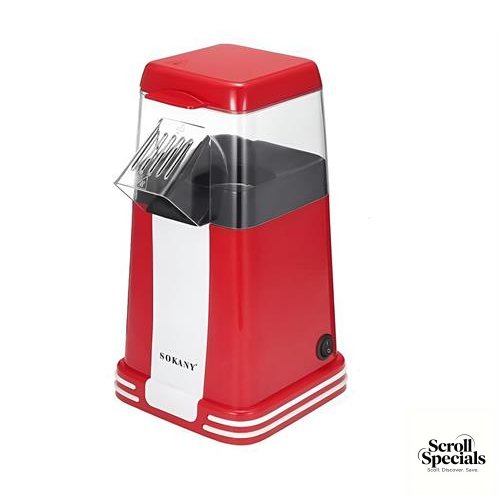 CSYSK289 Sokany Red And White Popcorn Maker - Image 1