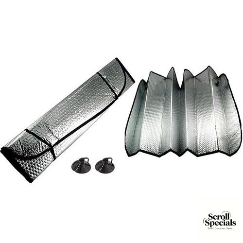 CSYT12055 Autoworx Sun Shade Reflector Silver 130cm x 50cm - Image 1