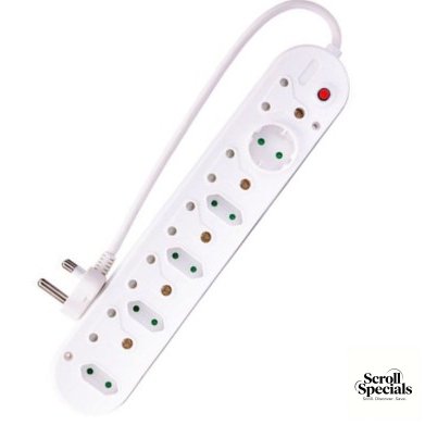 ES10WAYMP UniQue Electrosense 10 Way Multiplug Surge Protection - Image 1