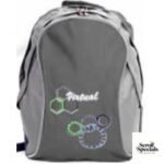 Macaroni Black and Grey Ateneo Student Backpack