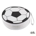 Ebox 24pcs Cd Holder Black & White Socce
