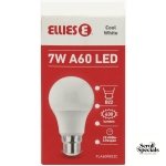 Ellies 7W A60 Residential LED E27-Cool White