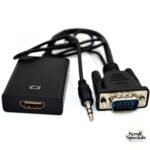 GIZZU 1080P VGA to HDMI Adapter with Audio