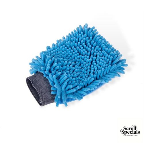 GSW005 Kleaner 2 In 1 Multipurpose Chenille and Microfibre Mitt - Image 1