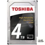 Toshiba 4TB N300 SATA III 3.5 Inch Hard Drive