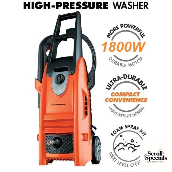 HPW200 Bennet Read XTR1800w High Pressure Washer - Image 1