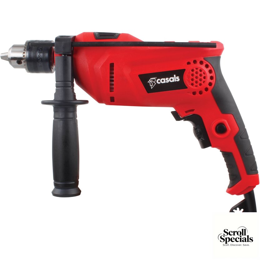 ID810RE Casals 13mm 810W Variable Speed Red Impact Drill - Image 1