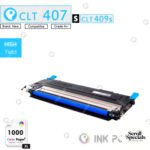 Inkpower Toner for Samsung CLT K407S Cyan