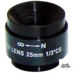 Securnix Lens 25MM Fixed, Retail Box , No Warranty