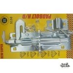 Noble Lockable Pad Bolt latch 150mm Zinc Plated